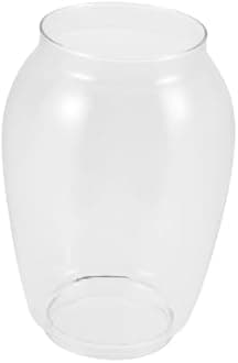 VOSAREA Outdoor Oil Lamp Cover Vintage Glass Lampshade Large Oil Lamp Chimney Light Shade for Decor