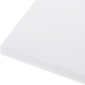 48" x 24" x 1/2" HDPE Plastic Sheet, High Density Polyethylene Sheet Cutting Board White Solid Block, [for DIY, Home Floor]