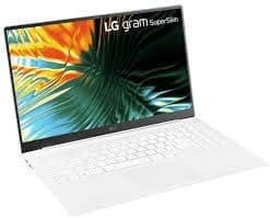 LG gram Superslim 15Z90ST-G.AAW4U1 15.6” Intel Core Ultra 5 125H 16GB 512GB OLED Thin and Lightweight Laptop, White (Renewed)