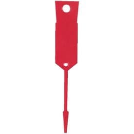 Self Locking Key Tags-Red (1000/Box)