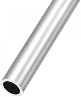 sourcing map 6063 Aluminum Tube (18mm OD x 14mm ID x 300mm L), Aluminum Round Tubing - for Home Furnishing, Machinery, DIY Handicraft