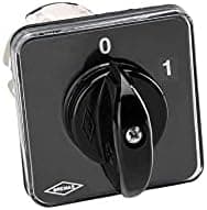 Bremas 20A 690V 2 Positions 4 Terminals Selector Switch, Universal On-Off Rotary Cam Switch, IP20 Selector Switch