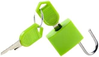 KEYRI 8 PCS Luggage Locks Suitcase Locks with Keys Small Suitcase Padlocks Mini Keyed Padlocks Coloured Travel Lock for Luggage Lock Backpack Gym Locker Laptop Bag School Outdoor Travel (8 Pieces)