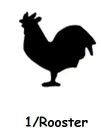 Punch Bunch Small Punch - Rooster