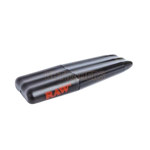 RAW Three Tree Triple Preroll Case, Black, Modern