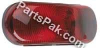 413561 Oval Red Tail Light