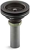 KOHLER 8801-2Bz Duostrainer Sink Drain And Strainer With Tailpiece, Oil Rubbed Bronze