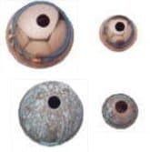 SOLID COPPER WEATHERVANE SPACER BALL SET 2" & 4"