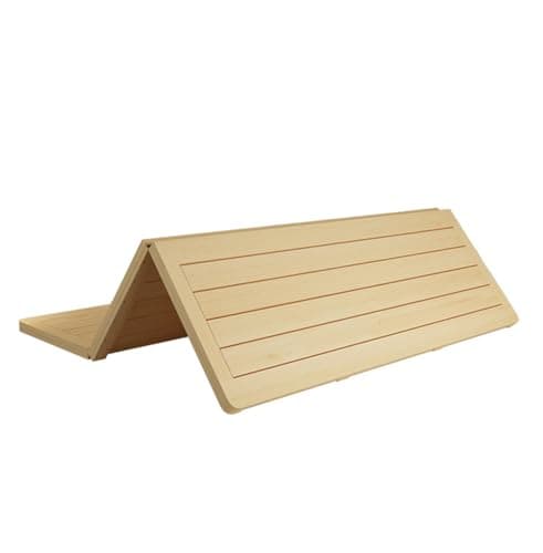 Foldable Bed Support Board, Solid Wood Breathable Ranked Skeleton Simples Wooden Mattress Soft Bed Becomes Hard Waist Protector Bed Board For Sofa(90x150cm)