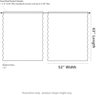 Kotile Ivory Lace Curtains 63 Inch Length - Premium Embroidery Floral Sheer Lace Curtains for Bedroom, Scalloped Trim Country Sheer Window Curtain Panels, 52 x 63 Inch, 2 Panels, Ivory/Cream