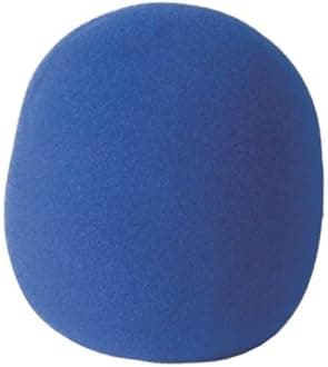 On-Stage Foam Ball-Type Microphone Windscreen, Blue