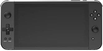 Cawevon Powkiddy X70 HD Retro Handheld Game Console 7 inch Joystick FC Arcade Simulator Two-Player Battle, Built-in 6000+ Games, Black