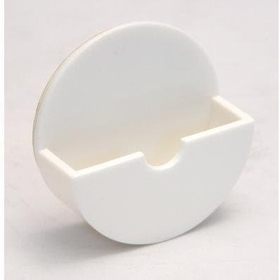 White Self Adhesive Plug Holder