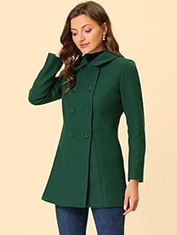 Allegra K womens Trench Coat Trench Coat