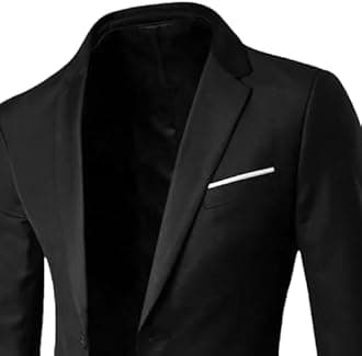 Mens Lightweight Business Jacket Tuxedo Casual One Button Sport Coats Classic Slim Fit Blazers Suit