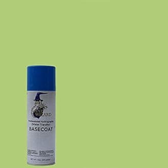 Dip Wizard Hydrographic Paint 12 Ounce Aerosol Spray Can Base Coat Hydro Graphic Film Water Transfer Printing Hydro Dipping Dip Paint (Bling Green)