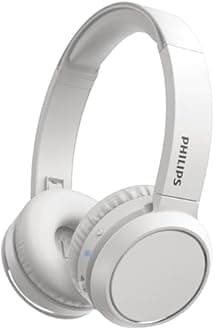 PHILIPS H4205 On-Ear Wireless Headphones with 32mm Drivers & BASS Boost on-Demand, White