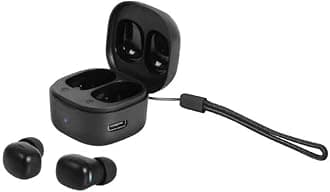 Wireless Earbuds for Small Ears, Compact Ear Buds for Kids & Teens, 2.5g Ultra-Light, Coin-Sized Charging Case, Bluetooth 5.4 Earphones for Workout &Outdoor, Laptop Pad Phones Compatible, Black