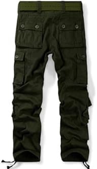 Ochenta Men's Multi Pockets Military Cargo Pants