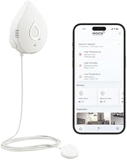 Moen 920-004 Flo by Moen Smart Water Detector, 1-Pack