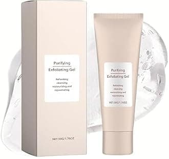 Purifying Exfoliating Gel Gentle Face Scrub & Cleanser for All Skin Types Deep Cleansing Facial Exfoliator Removes Dirt Oil & Impurities Refreshing Gel Formula for Smooth Radiant Skin Daily Use Skincare Essential