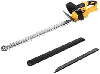 MaxMore Cordless Hedge Trimmer, Compatible with DeWALT 20V Max Battery (Tool Only) Electric Brushless Hedge Shear with 22-Inch Blade & 1500RPM Speed & Safety Lock, Lightweight & Handheld for Lawn Yard