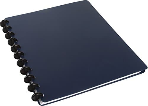 Spiral-Bound Arc Notebook Polypropylene Refillable A4 60 Sheets Blue