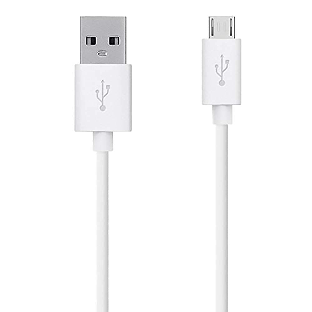 Ultra Fast Cable Compatible for Honor 8X USB Cable | Quick Fast Charging Cable | Charger Cable | Android Micro USB Charging Cable (2.4 Amp, 1 M, White) (2021-00-WV8-1)