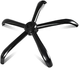 Office Chair Base Replacement, 28 Inch Heavy Duty(1130 KG) Metal Leg, Reinforced to Repair Swivel Gaming Chair Bottom Part, Universal Caster and Gas Cylinder Size Matte Black