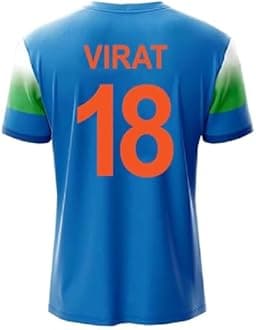 Ind Cricket Team Virat Kohli 18 Jersey 2024 for Men & Boys