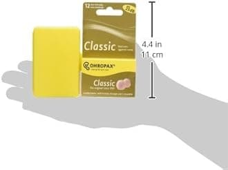 Ohropax Reusable Wax/Cotton Ear Plugs (36 Plugs Total)(1 Travel Carrying Case) - Ear Plugs for Sleeping Noise Cancelling, Swimming, Shooting Ear Protection, and a snoring Solution