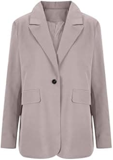 Blazers for Women Casual Oversized Open Front Long Sleeve Jackets Work Office Business Suit Blazer 2025