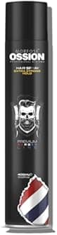 Morfose Ossion Premium Barber Line Extra Strong Hair Spray, No Residue or Stickiness, Humidity Resistant, Designed for Barbers, 13.53 Fl oz