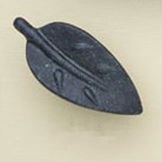 Carol Beach Knobs, Leaf Collection, 2 3/8'' x 1'', Verdigris Fleck