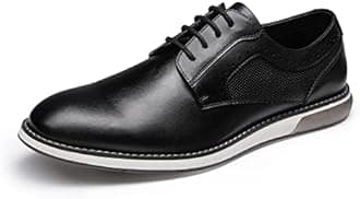 Bruno Marc Men's Plain Toe Oxford Shoes Business Formal Derby Dress Sneakers