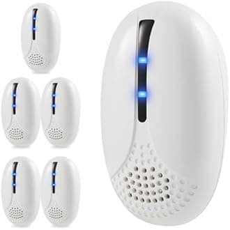 2025 Upgraded Version Ultrasonic Repeller Indoor, Mouse Repellent Plug in, Pest Control, Repellent Roach, Rodent, Mouse, Bugs, Spider, Ant for Home,Kitchen, Office, Warehouse, Hotel 5 Packs