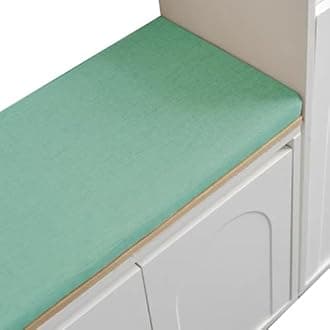 Bench Cushions for Indoor Furniture 40/48/60 x 14/15/17/11 inch Rectangular Non Slip Outdoor Bench Cushion pad for Deck Chair Swings Bench Cushion(Color 12,40x16x2in)