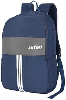 Safari Casual backpacks 2 compartments, front pocket, bottle holder, School bags for boys & girls, College bag for women and men, Ideal for school, college, office & travel