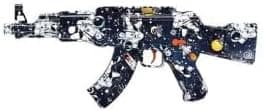Camin Gel Blaster Gun | Automatic Ball Shooter | Safe & Non-Toxic | Fun Outdoor Toy for Adults | Electric Operated | Ideal Birthday & Return Gift (AK47, 5K Gel Balls)