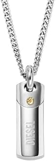 Diesel Stainless Steel Pendant Necklace for Men