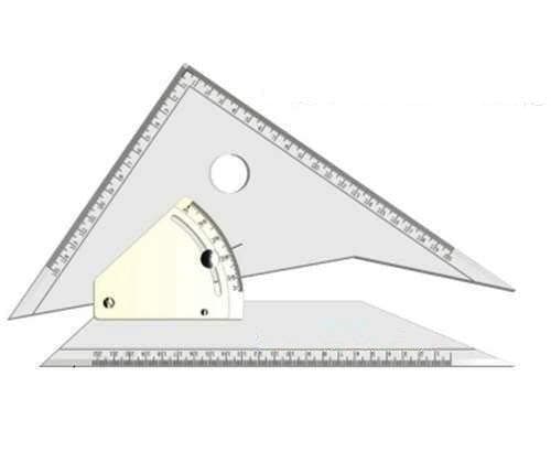 Vishal Adjustable Set Square/Architecture Set Square 30 cm/Adjustable 12” - 8