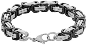 Yellow Chimes Tough Style Stainless Steel Chain Bracelet for Men and Boys