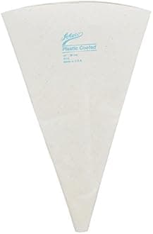 Ateco 3118 Plastic Coated Decorating Bag, 18-Inch, Cotton, White