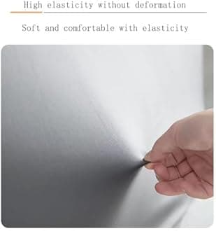 AZMANI TLMQYXZE Soft Leather Headboard Cover Stretch All-Inclusive Tight Wrap Bed Head Cover Solid Color Bed Back Protector Cover for Single Double Queen King 120-220 (Color : Gray, Size : 120x60cm)