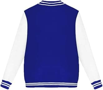 Koverify Solid unisex Varsity Jacket For men and Women/Baseball Jacket/University Jacket