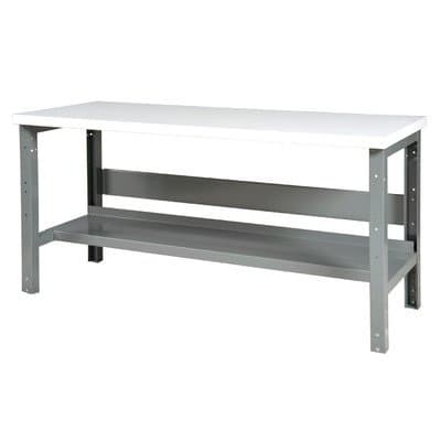 Height Adjustable Maple Top Workbench Size: 34.75" H x 60" W x 30" D