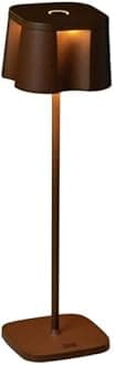 Konstsmide Nice Table Lamp | Rust-Coloured | Indoor/Outdoor | USB Table Lamp | 7818-970, 10 cm (L)/10 cm (W)/36 cm (H)