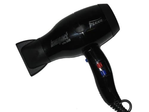 Fransen 3600 Compact Turbo Dryer Black + Diffuser