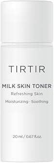 TIRTIR Milk Skin Rice Toner | Deep Moisturizing, Hydrating Toner for face, Niacinamide, Ceramide, Rice Bran Extract, Nature-Oriented Ingredients for Korean Skin Care, Vegan, 0.67 Fl Oz