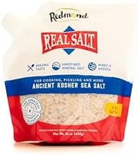 Redmond Real Sea Salt - Natural Unrefined Organic Gluten Free Kosher, 16 Ounce Pouch (1 Pack)